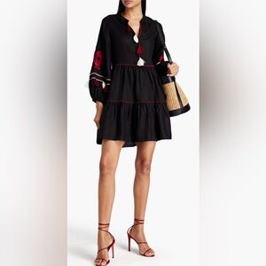 SACHIN & BABI Avery Embroidered Dress, SZ XS